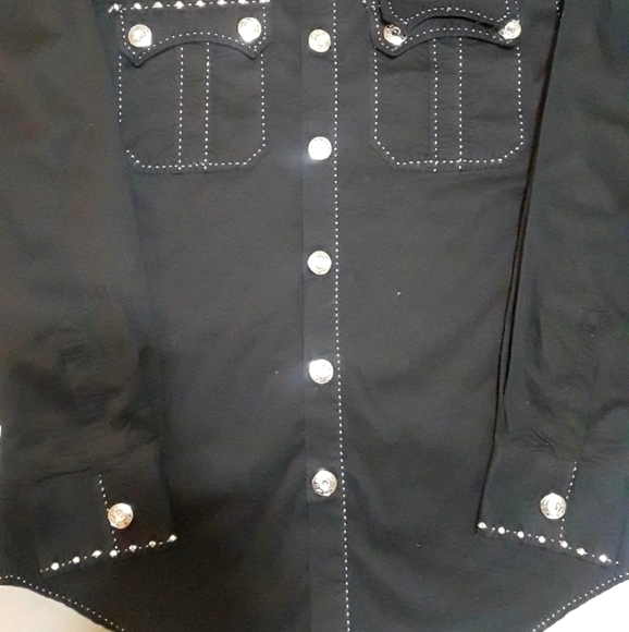 ⚫️Hama Jeans Longsleeve Shirt. Men's Size: Medium - Picture 4 of 7